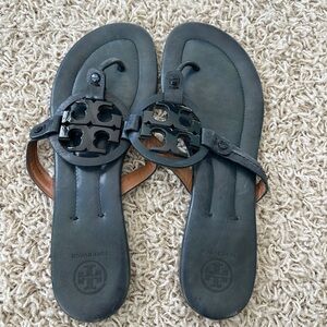 Tory Burch Women’s Size 9.5 Navy Blue Miller Sandals